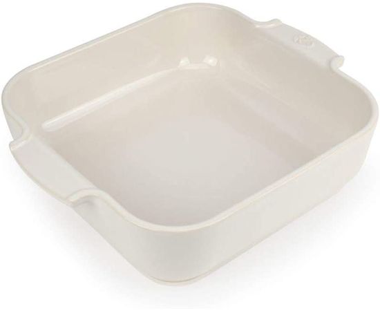 Форма для запекания квадратная ECRU 2,7 л, 28 см, слоновая кость, Peugeot, фото 
