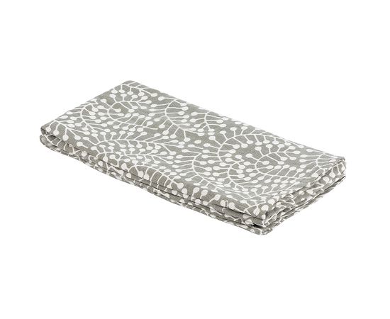 Набор из двух муслиновых полотенец серого цвета с принтом Спелая Смородина из коллекции Scandinavian touch, 50х70 см, Tkano, фото , изображение 4