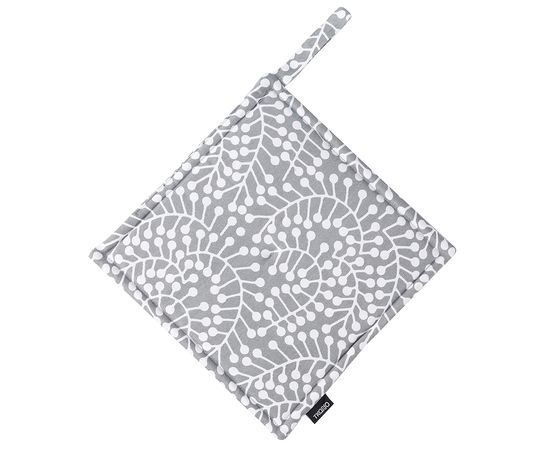 Прихватка серого цвета с принтом Спелая Смородина из коллекции Scandinavian touch, 22х22 см, Tkano, фото 