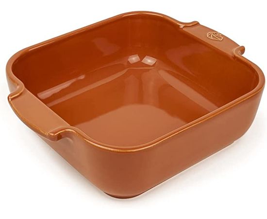 Форма для запекания квадратная TERRACOTTA 1,1 л, 21 см, терракотовый, Peugeot, фото 