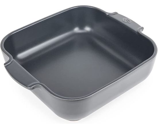 Форма для запекания квадратная SLATE 2,7 л, 28 см, серый, Peugeot, фото 