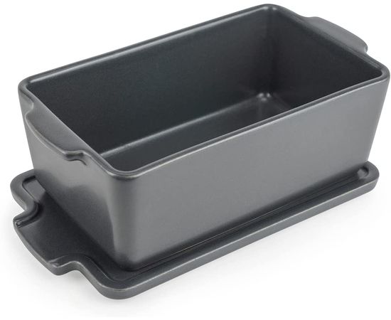 Форма для запекания с крышкой SLATE 650 мл, 20 х 11 см, серый, Peugeot, фото 