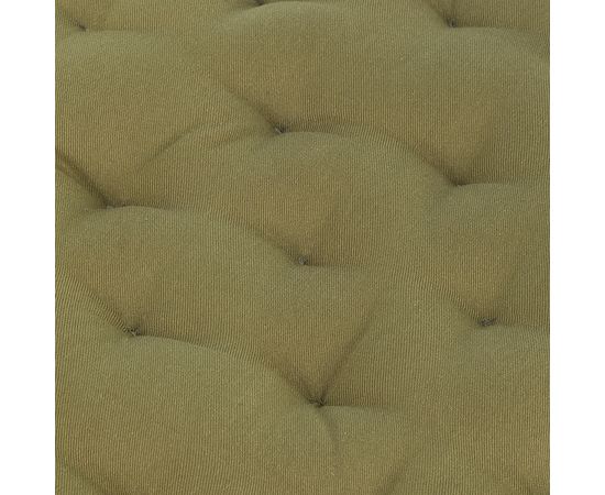 Подушка на стул круглая из хлопка оливкового цвета из коллекции Essential, 40 см, Tkano, фото , изображение 4