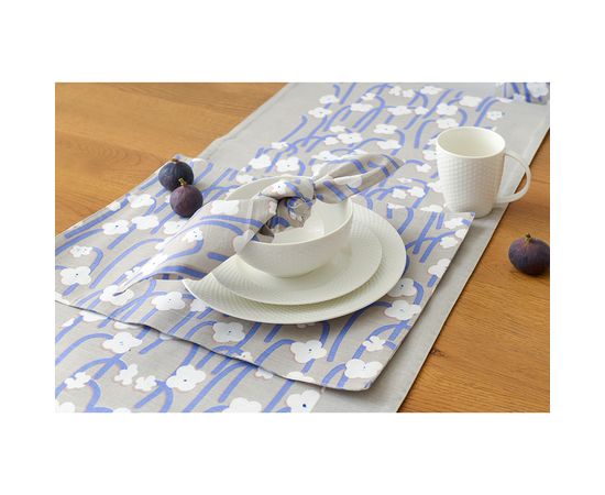 Дорожка на стол с принтом Полярный цветок из коллекции Scandinavian touch, 45х150 см, Tkano, фото , изображение 2