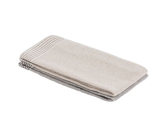 Набор из двух вафельных полотенец с контрастным кантом из коллекции Essential, 50х70 см, Tkano, фото , изображение 4