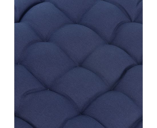 Подушка на стул из хлопка темно-синего цвета из коллекции Essential, 40х40 см, Tkano, фото , изображение 4