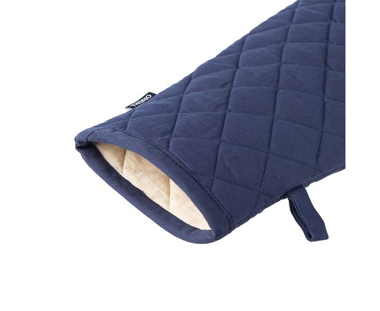 Прихватка-варежка из хлопка темно-синего цвета из коллекции Essential, 17,5х33 см, Tkano, фото , изображение 2