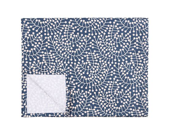 Дорожка на стол темно-синего цвета с принтом Спелая Смородина из коллекции Scandinavian touch, 45х150 см, Tkano, фото 