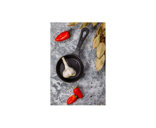 Сковорода чугунная 12 см, LAVA, фото , изображение 6