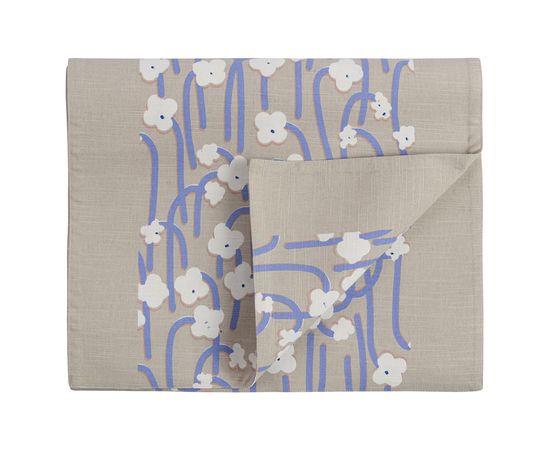 Дорожка на стол с принтом Полярный цветок из коллекции Scandinavian touch, 45х150 см, Tkano, фото 