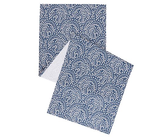 Дорожка на стол темно-синего цвета с принтом Спелая Смородина из коллекции Scandinavian touch, 45х150 см, Tkano, фото , изображение 4