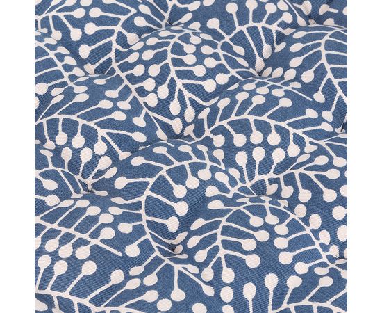 Подушка на стул темно-синего цвета с принтом Спелая Смородина из коллекции Scandinavian touch, 40х40 см, Tkano, фото , изображение 6