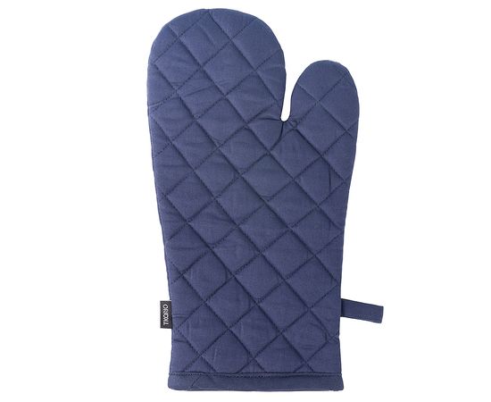 Прихватка-варежка из хлопка темно-синего цвета из коллекции Essential, 17,5х33 см, Tkano, фото 