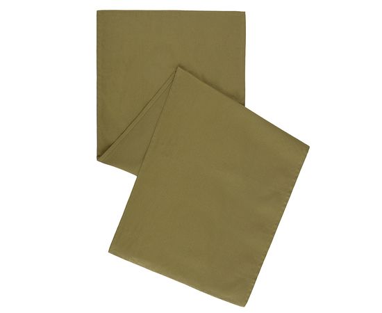 Дорожка на стол из хлопка оливкового цвета из коллекции Essential, 45х150 см, Tkano, фото , изображение 5