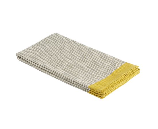 Набор из двух кухонных жаккардовых полотенец  оливкового цвета из коллекции Essential, 50х70 см, Tkano, фото , изображение 2