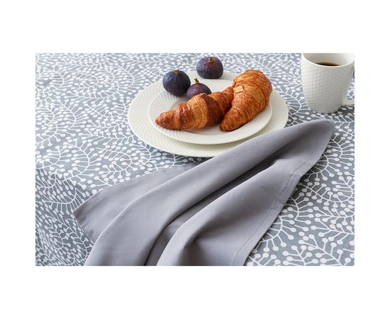 Набор из двух салфеток сервировочных из хлопка серого цвета из коллекции Essential, 45х45 см, Tkano, фото , изображение 2