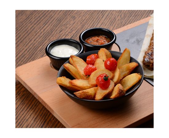 Набор для подачи: салатник чугунный на деревянной подставке, 12 см, LAVA, фото , изображение 3