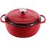 Кастрюля круглая эмалированная 28 см, 4.3 л, красная, Lodge, фото 