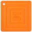 Подставка под кастрюлю, 15x15 см, оранжевая, силикон, Lodge, Цвет: Оранжевый, фото 