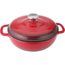 Кастрюля круглая эмалированная 25 см, 2.8 л, красная, Lodge, фото 