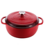 Кастрюля круглая эмалированная 30 см, 7 л, красная, Lodge, фото 