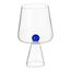 Бокал для вина Orb, 400 мл, прозрачный/синий, Liberty Jones, фото 