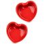 Набор из 2-х форм для запекания "Сердце" Heart, 13,4 х 13,2 см, красный, Peugeot, фото 