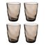 Набор стаканов Hollow, 450 мл, серо-коричневый, 4 шт., Liberty Jones, фото 