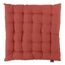 Подушка на стул из хлопка терракотового цвета из коллекции Prairie, 40х40 см, Tkano, фото 