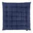 Подушка на стул из хлопка темно-синего цвета из коллекции Essential, 40х40 см, Tkano, фото 