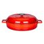 Кастрюля чугунная эмалированная красная, 28 см, LAVA, фото 